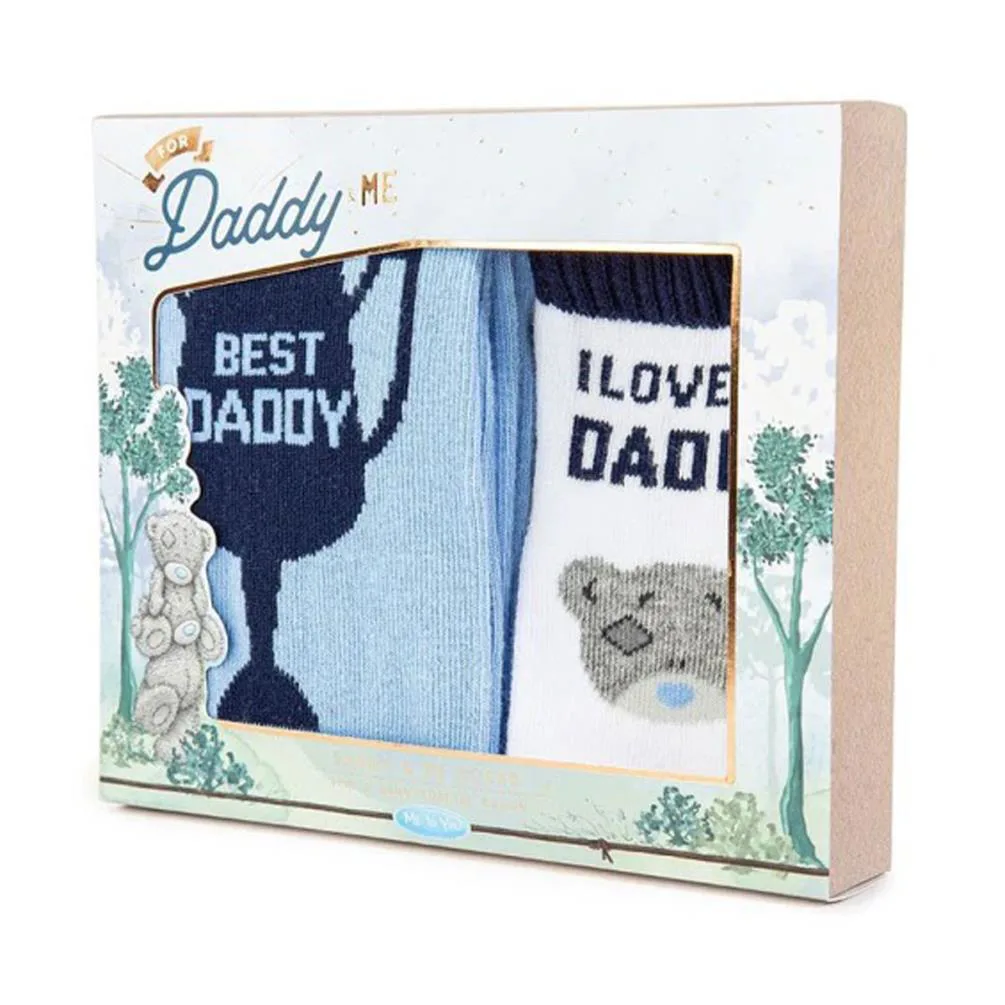 Me to You Bear Daddy & Me Socks Extra Image 1
