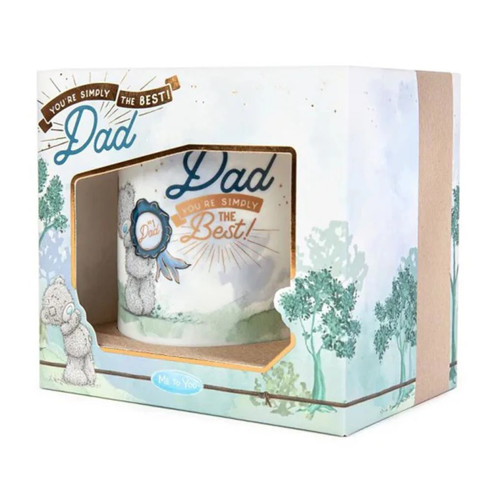 Dad Simply the Best Me to You Bear Boxed Mug Extra Image 2
