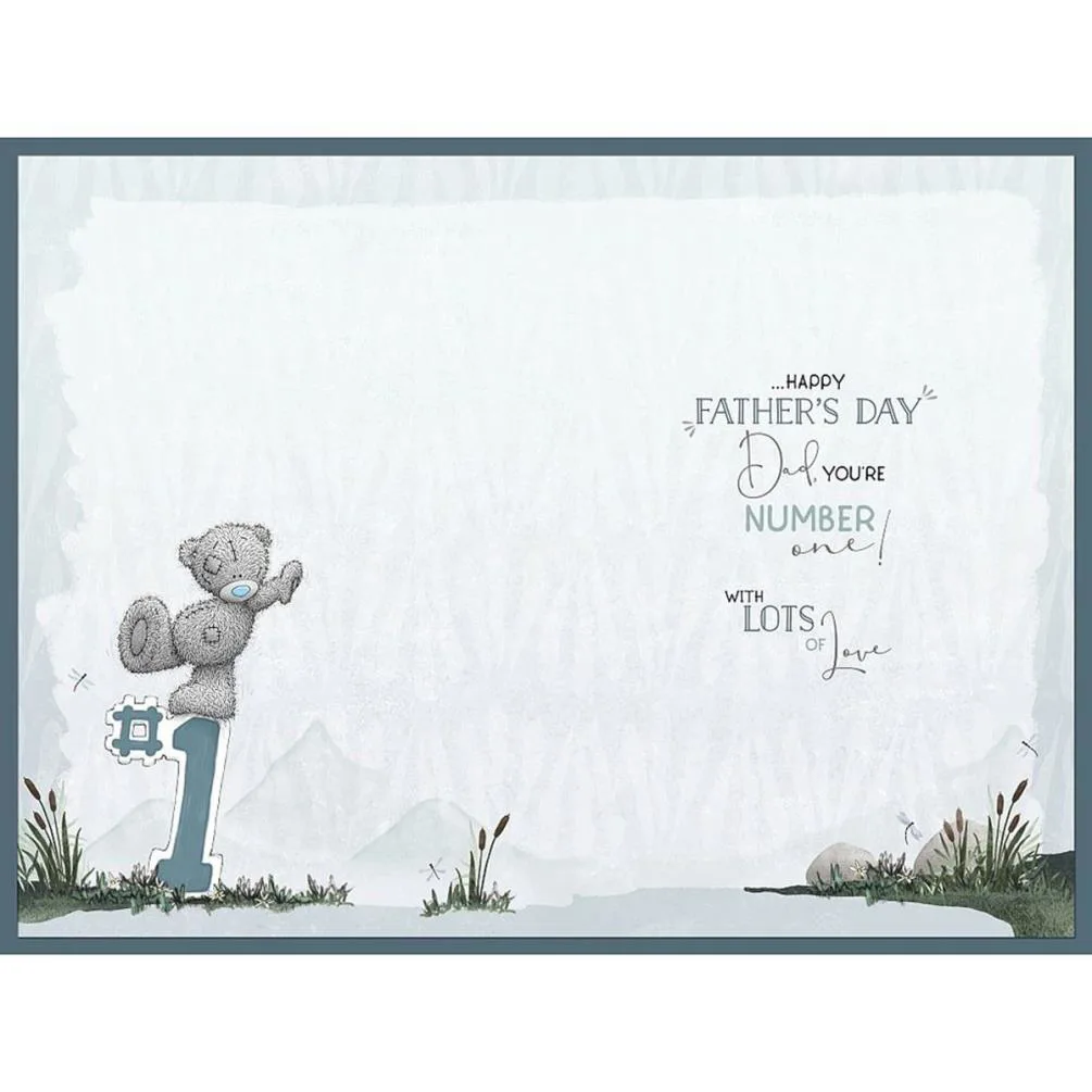Amazing Dad Verse Me to You Bear Father's Day Card Extra Image 1