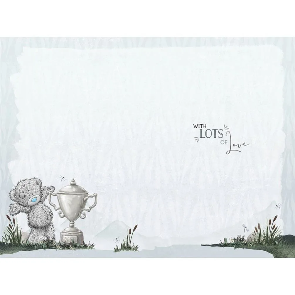Grandad Bear With Trophy Me to You Bear Father's Day Card Extra Image 1
