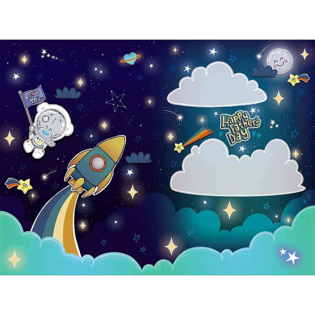 Daddy Space Suit My Dinky Bear Me to You Father's Day Card Extra Image 1
