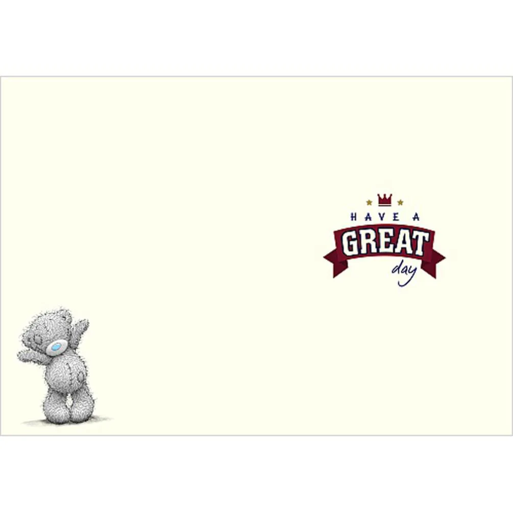 BBQ King Me To You Bear Fathers Day Card Extra Image 1