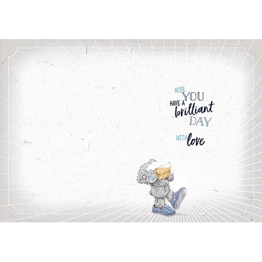Beer O'clock Me to You Bear Father's Day Card Extra Image 1