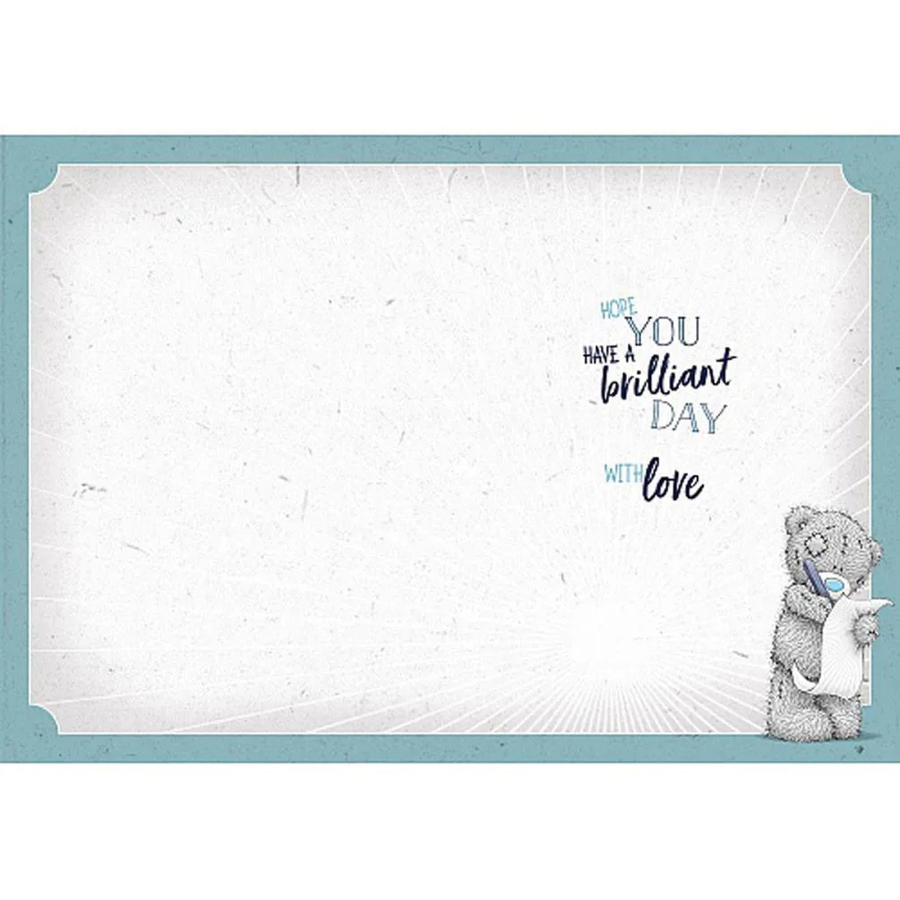 From Your Granddaughter Me to You Bear Father's Day Card Extra Image 1