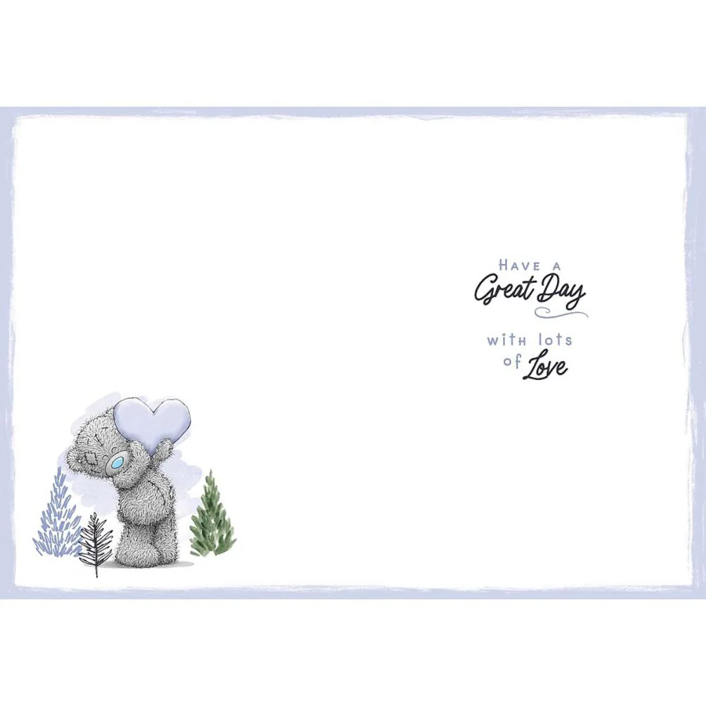 Dad Making Heart Shape Me to You Bear Father's Day Card Extra Image 1