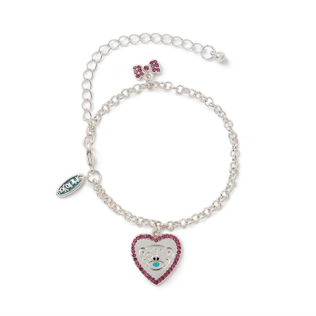 Heart Necklace and Bracelet Me to You Bear Gift Set Extra Image 2