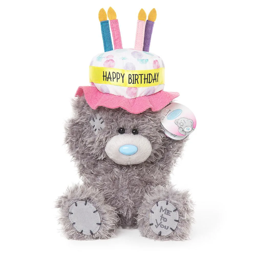 7" Birthday Cake Hat Me to You Bear Extra Image 2
