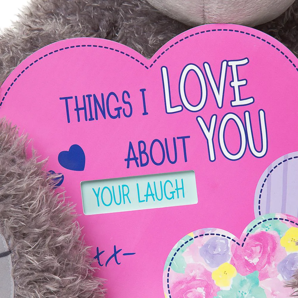 28" Things I Love About You Spinner Me to You Bear Extra Image 4