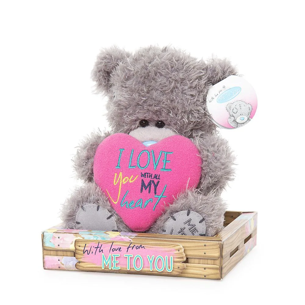 7" Love You Padded Heart Me to You Bear Extra Image 1