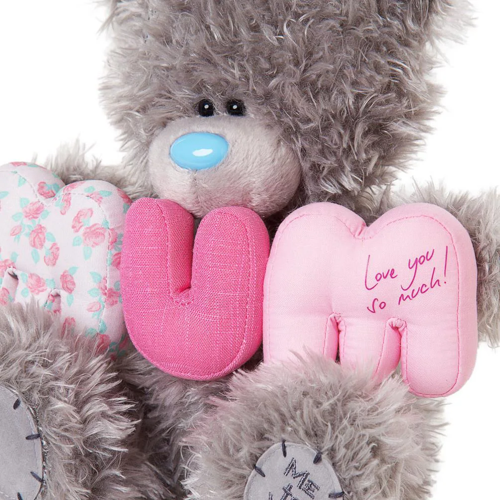 9" Padded Letters Mum Me to You Bear Extra Image 3