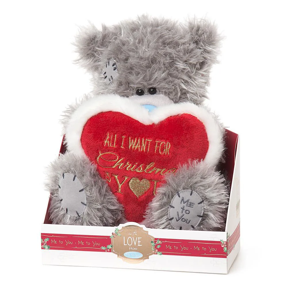 9" All I Want For Christmas Heart Me To You Bear Extra Image 1