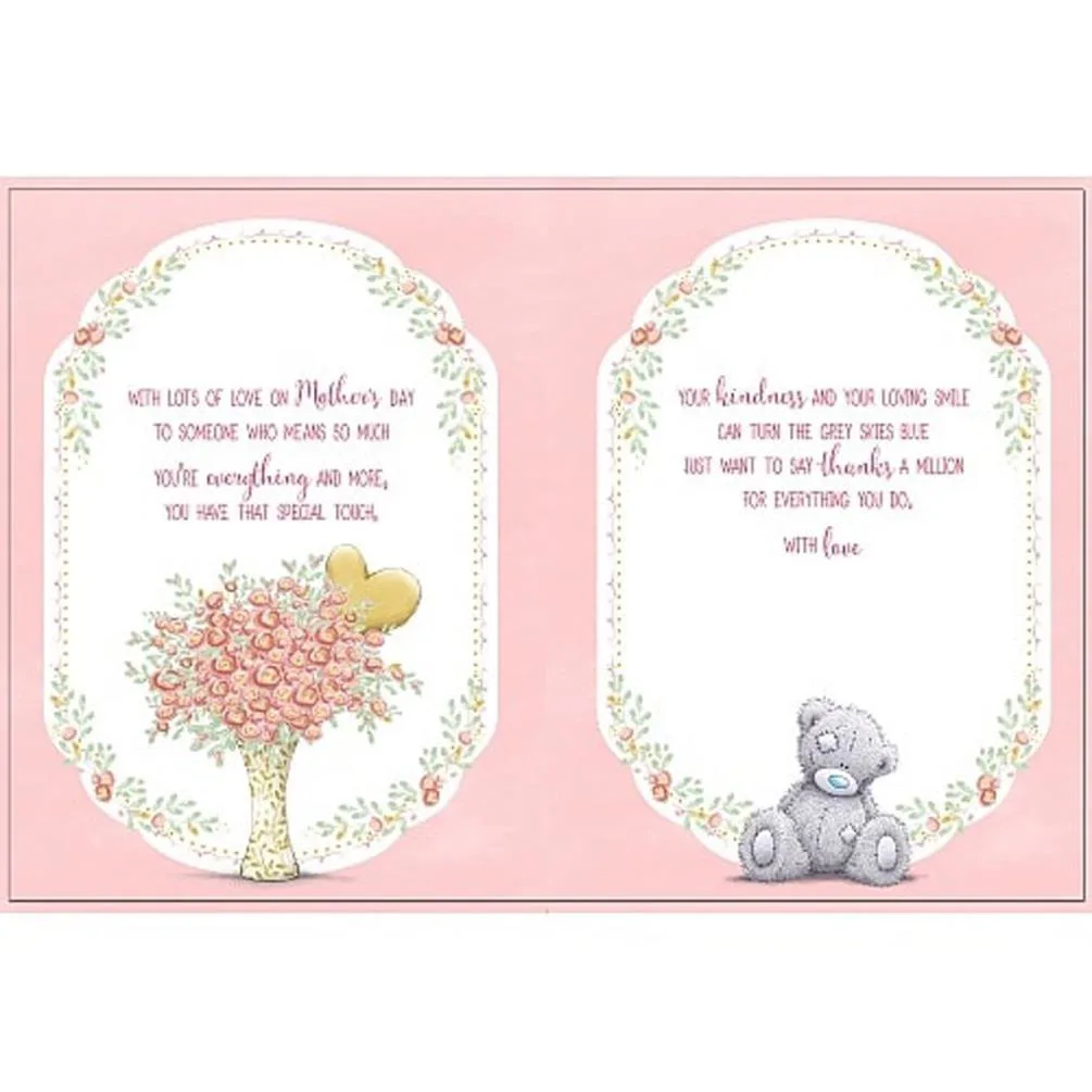 Mum Me to You Bear Handmade Boxed Mothers Day Card Extra Image 1