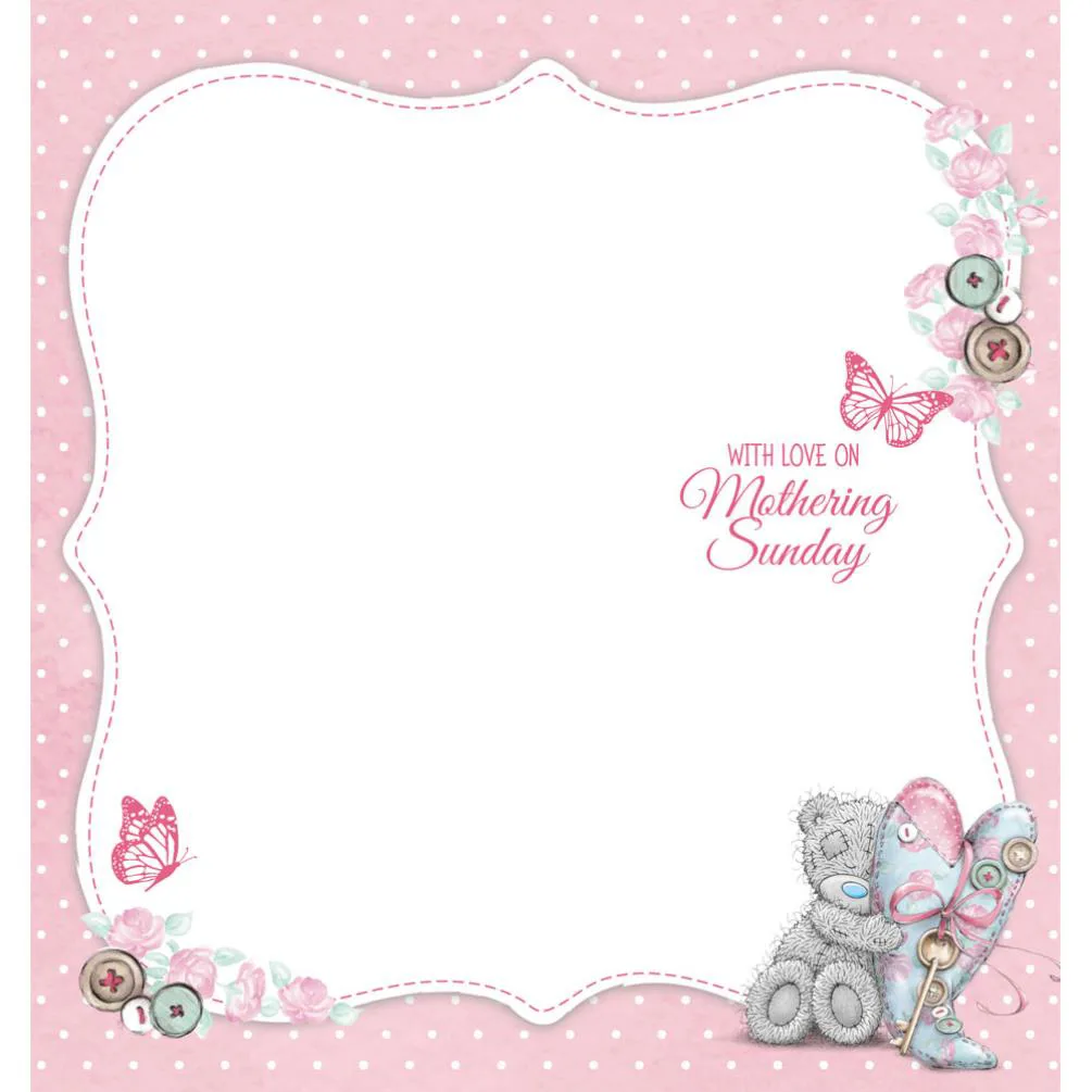 Nannie Me to You Bear Mothers Day Card Extra Image 1