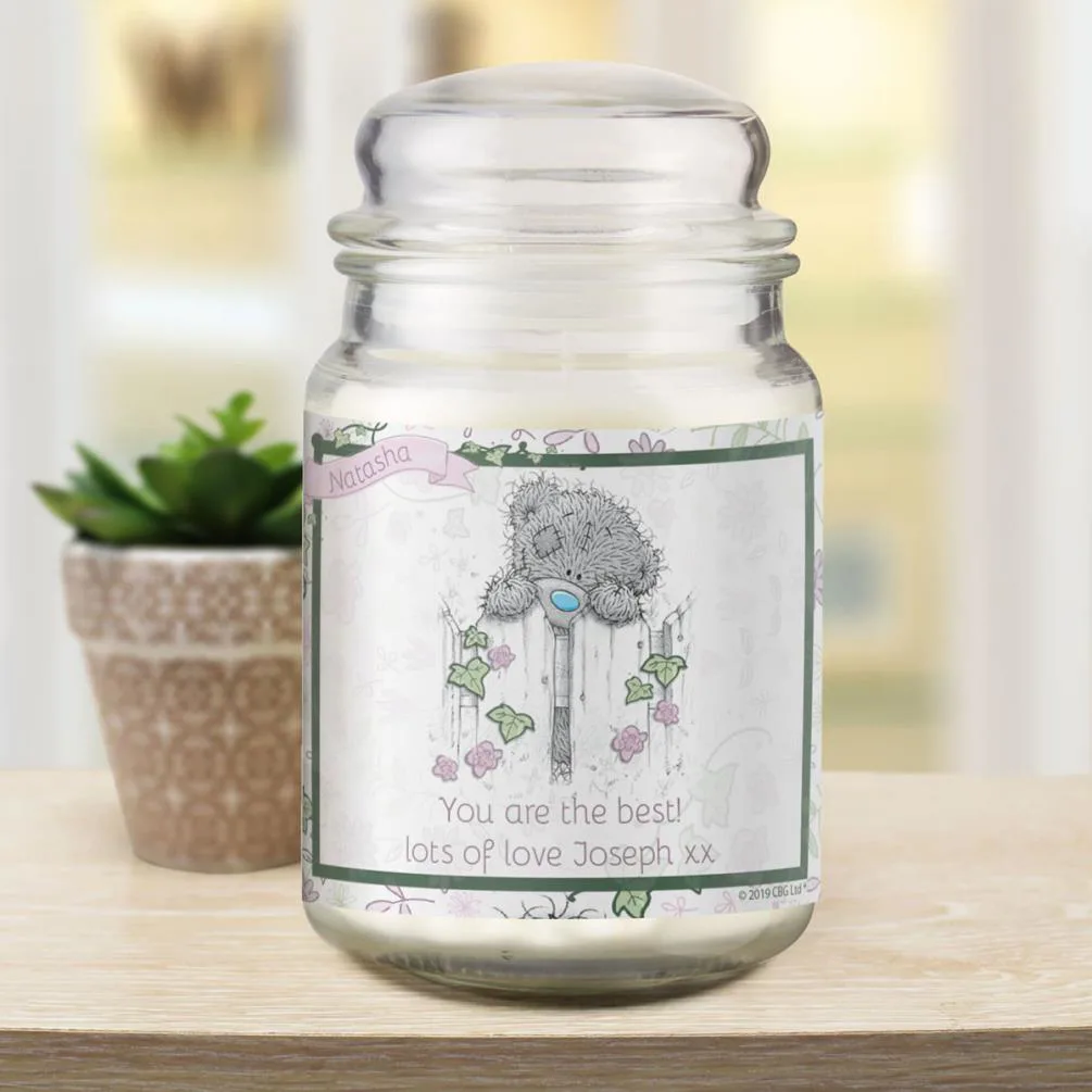 Personalised Me to You Secret Garden Candle Jar Extra Image 1