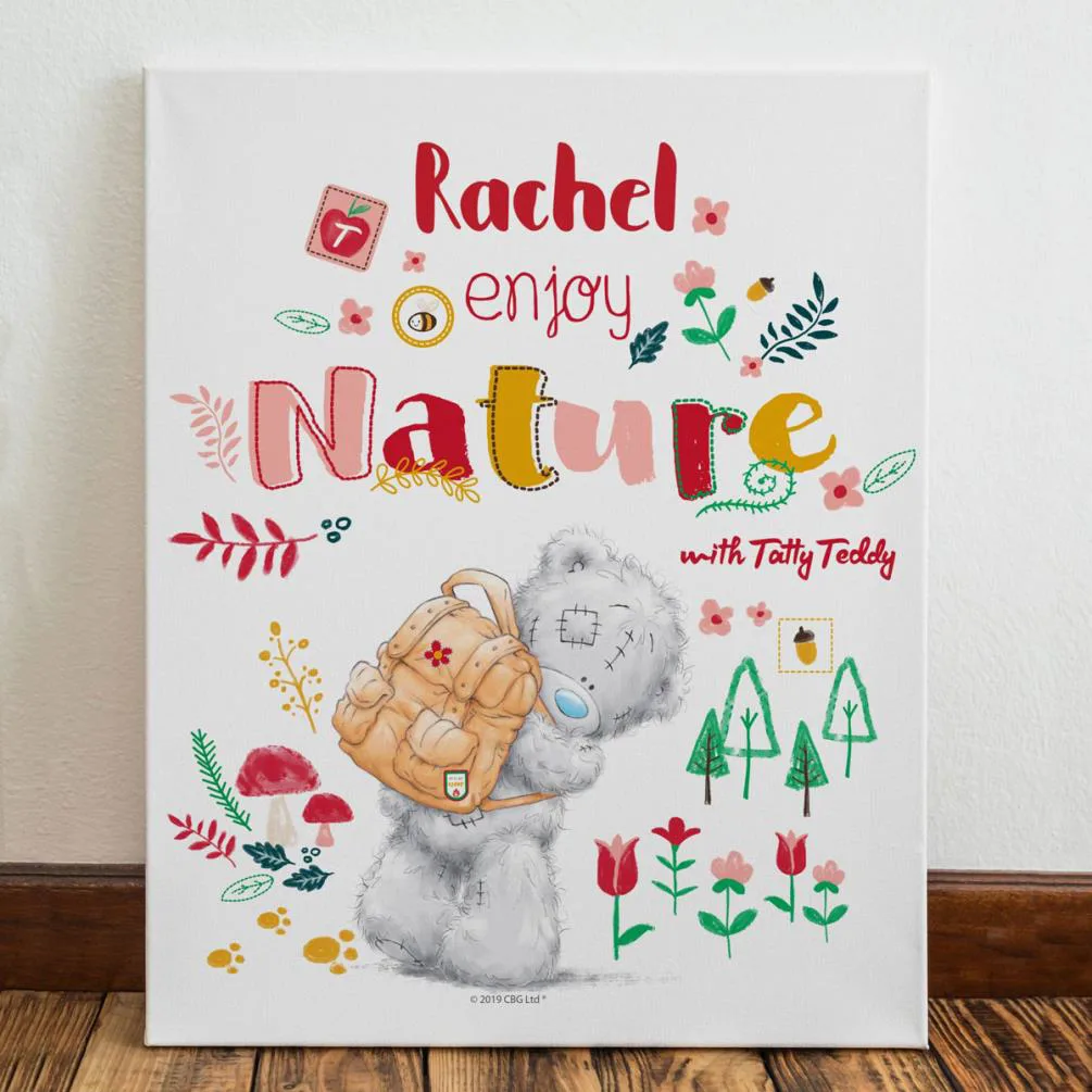 Personalised Me to You Enjoy Nature Canvas Extra Image 1