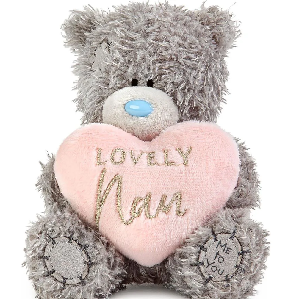 4" Lovely Nan Padded Heart Me to You Bear Extra Image 2