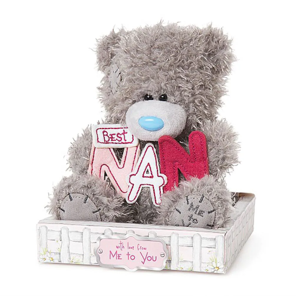 7" Best Nan Letters Me to You Bear Extra Image 1