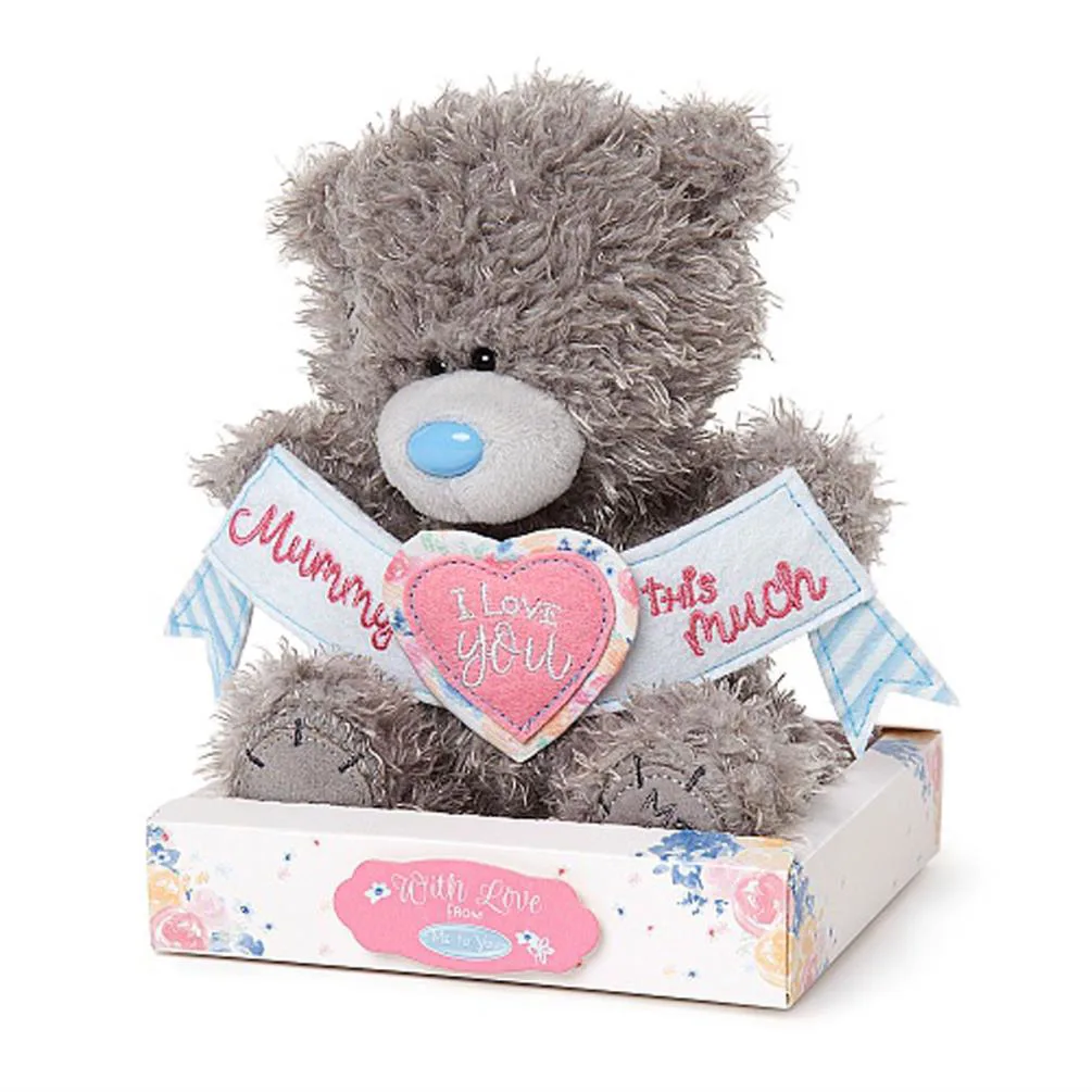 7" Mummy I Love You This Much Banner Me to You Bear Extra Image 1
