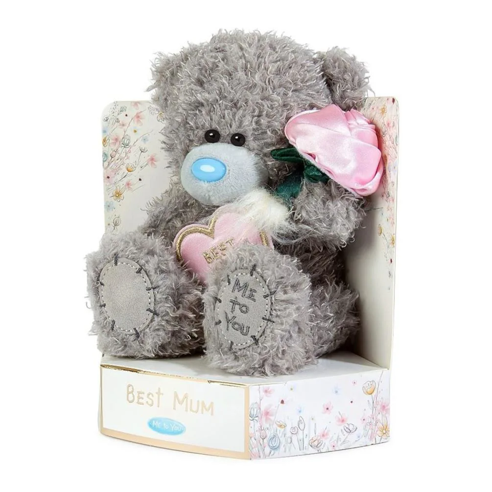 7" Best Mum Heart & Flower Me to You Bear Extra Image 1