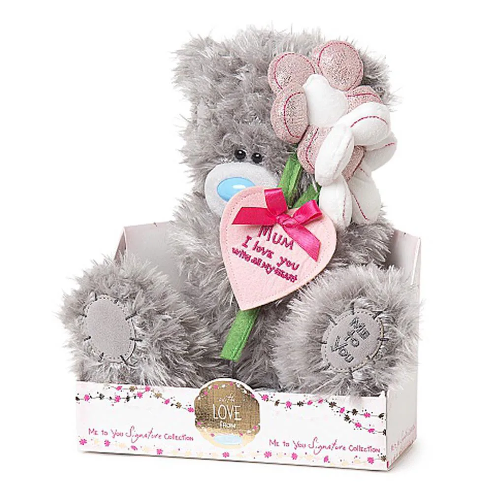 9" Mum Flower Bouquet Me to You Bear Extra Image 1