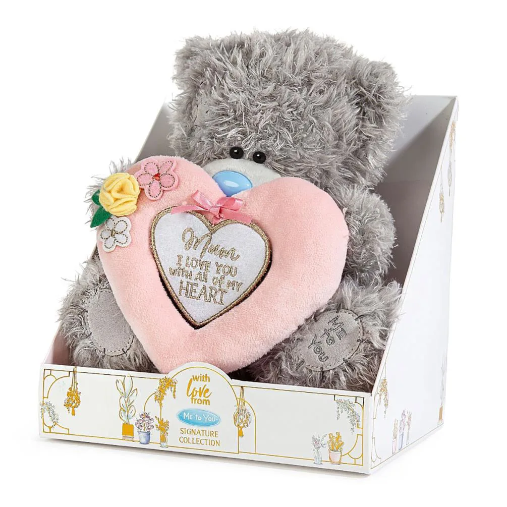 9" Floral Mum Heart Me to You Bear Extra Image 1