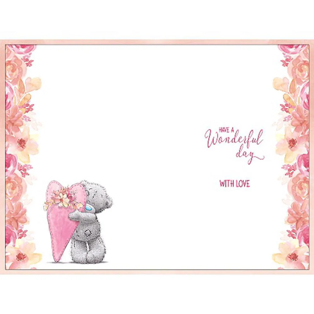 Hearts Verse Me to You Bear Mothers Day Card Extra Image 1