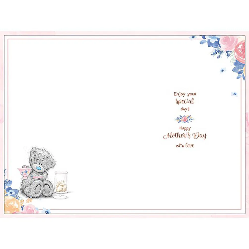 Just For You Poem Me to You Bear Mother's Day Card Extra Image 1