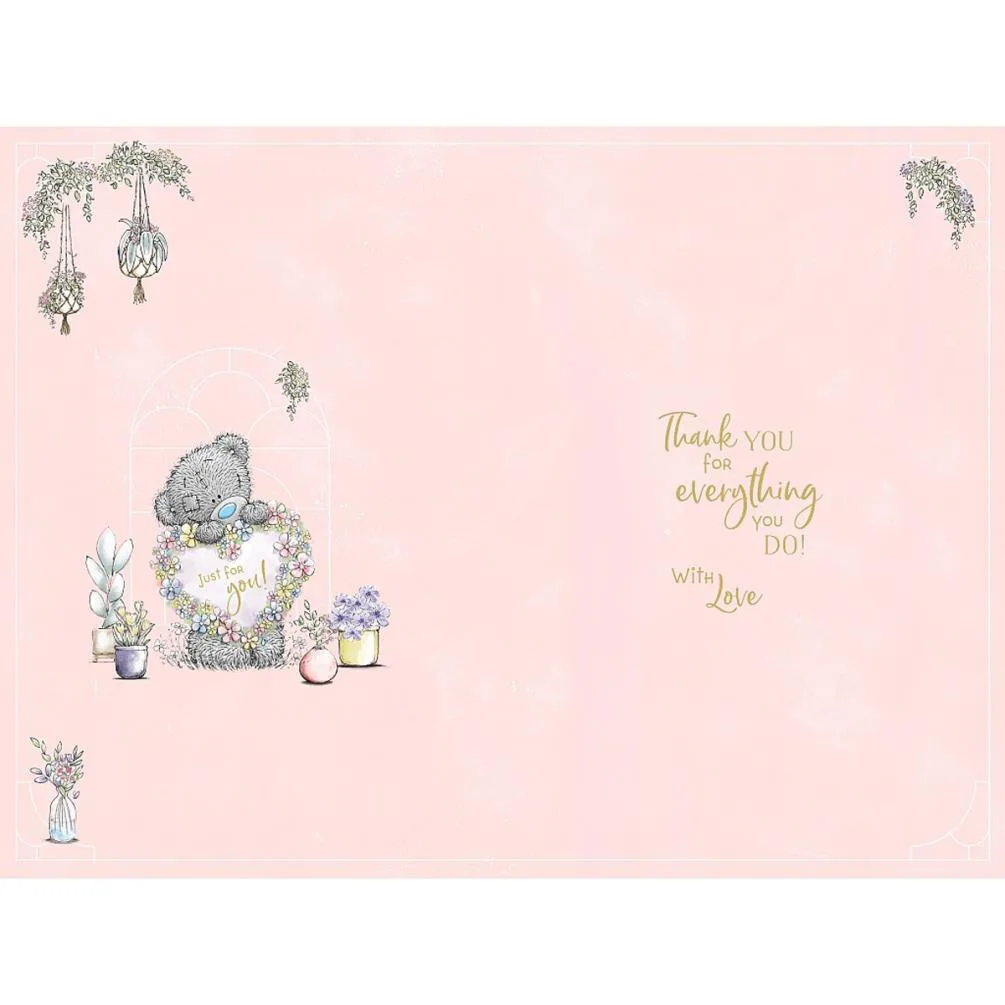 Mum Hanging Plants Me to You Bear Mother's Day Card Extra Image 1