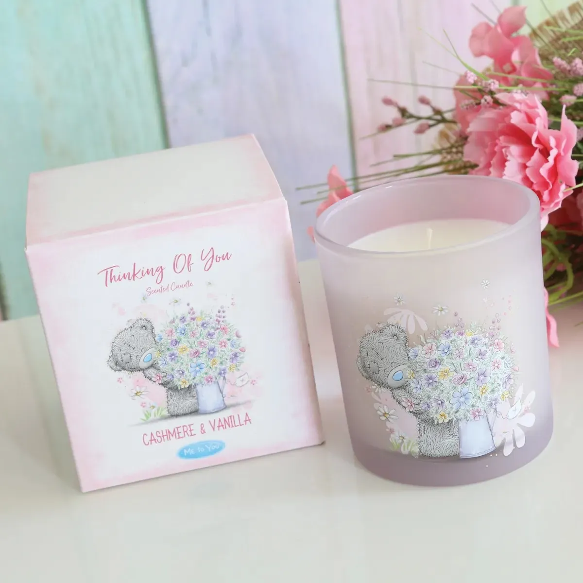 Thinking of You Me to You Bear Boxed Glass Candle Extra Image 2