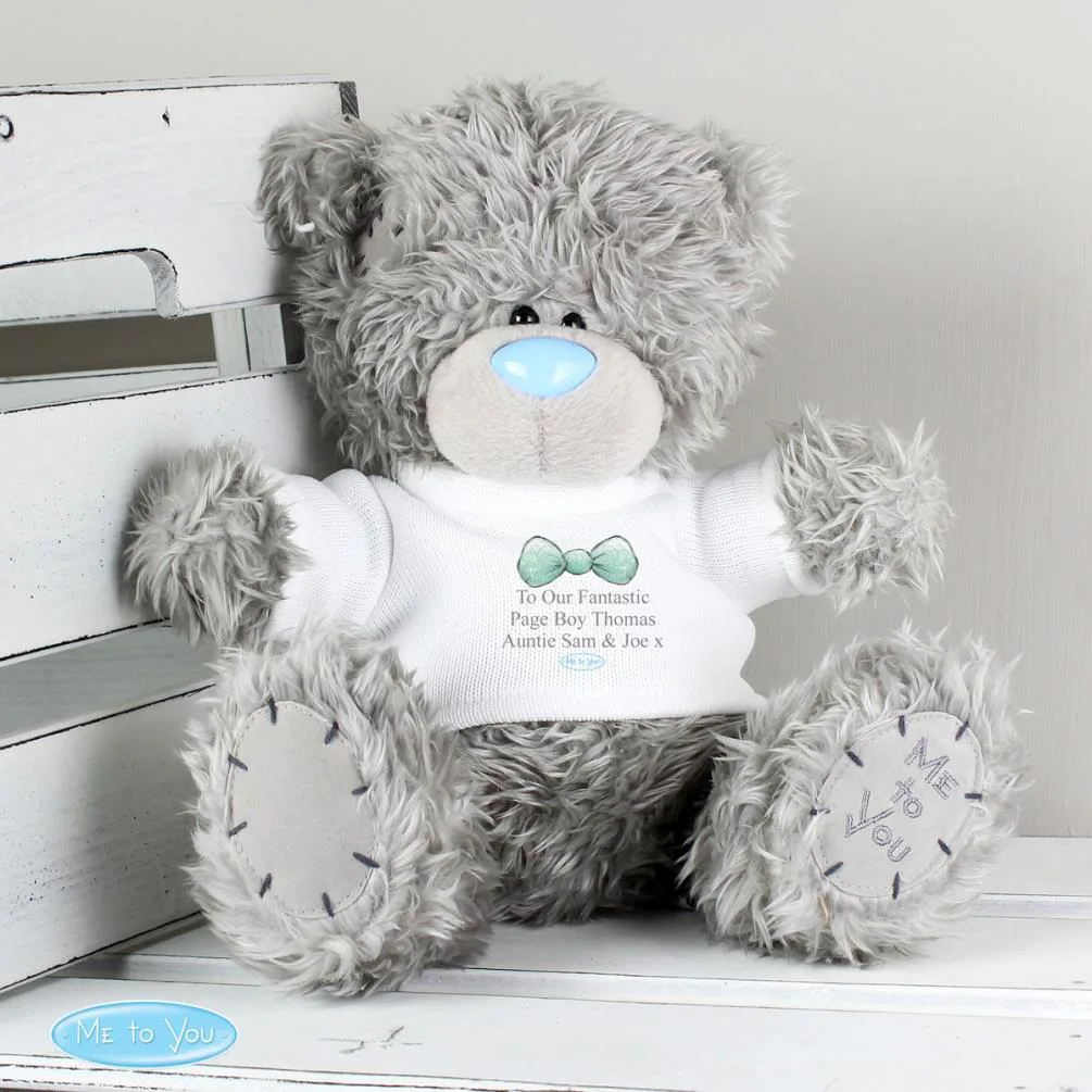 Personalised 10" Green Bow Me to You Bear Extra Image 3