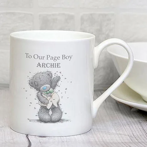 Personalised Me to You Bear Page Boy Usher Wedding Mug Extra Image 3