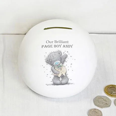 Personalised Me to You Page Boy Usher Wedding Money Jar Extra Image 3