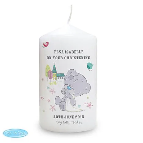 Personalised Tiny Tatty Teddy Candle Extra Image 1