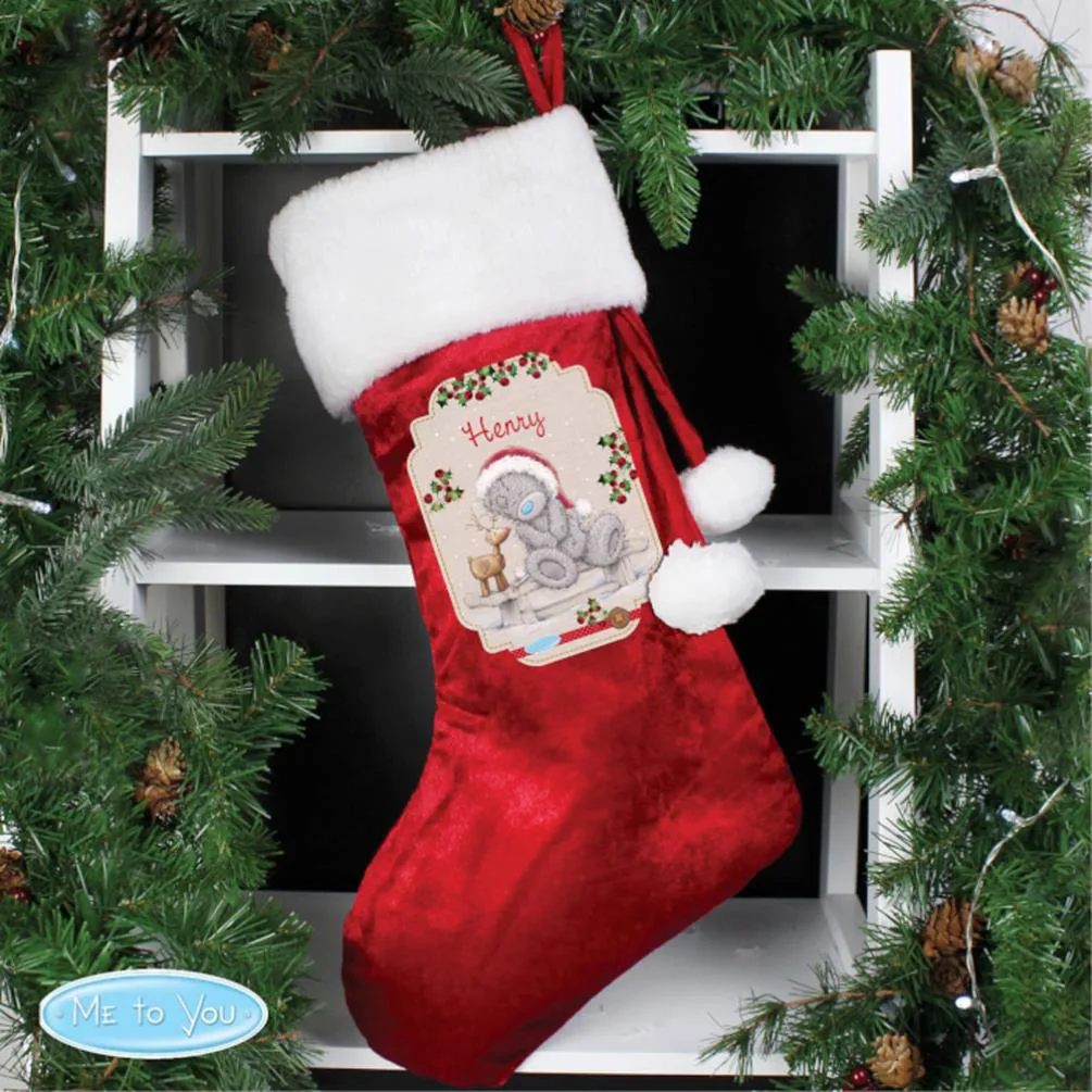 Personalised Me to You Reindeer Luxury Stocking Extra Image 1
