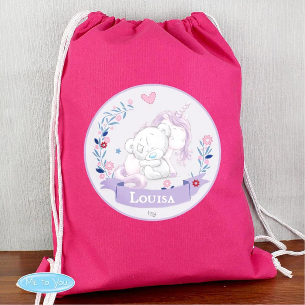 Personalised Tiny Tatty Teddy Unicorn Swim & School Bag Extra Image 1