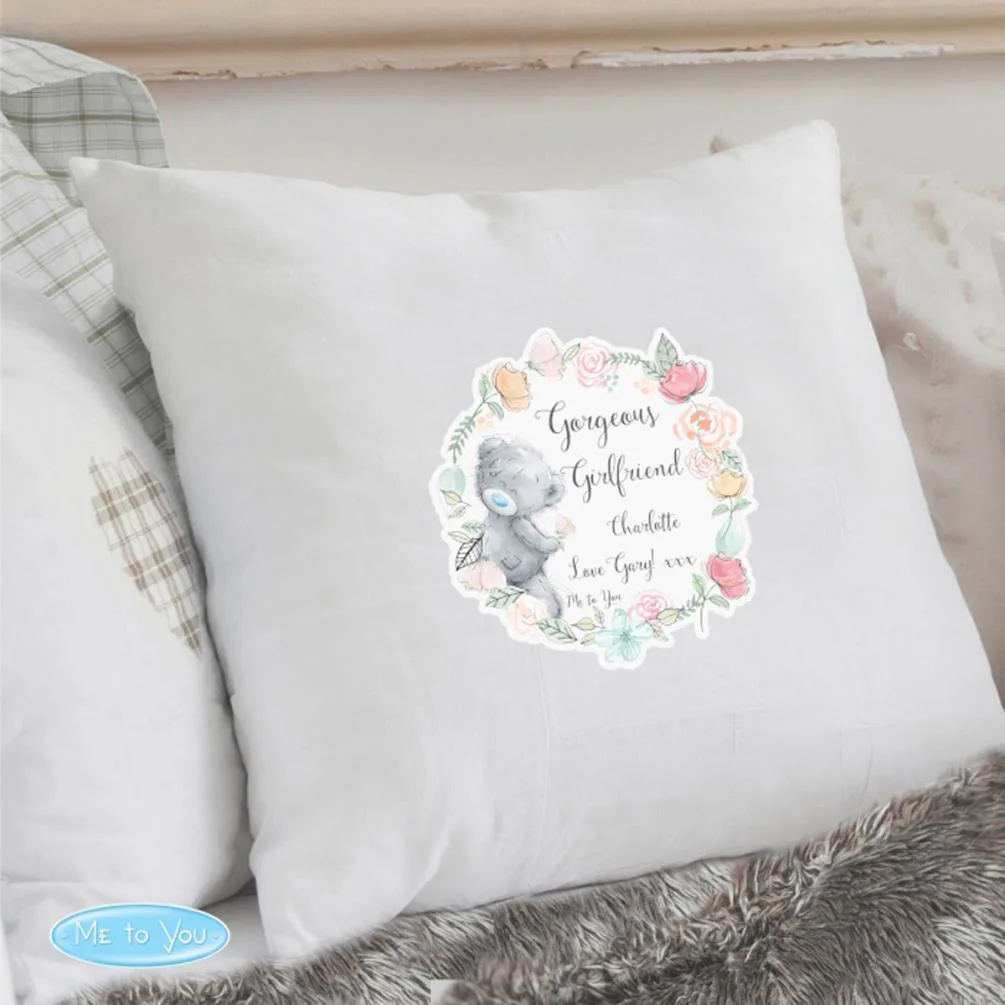 Personalised Me to You Floral Cream Cushion Cover Extra Image 2