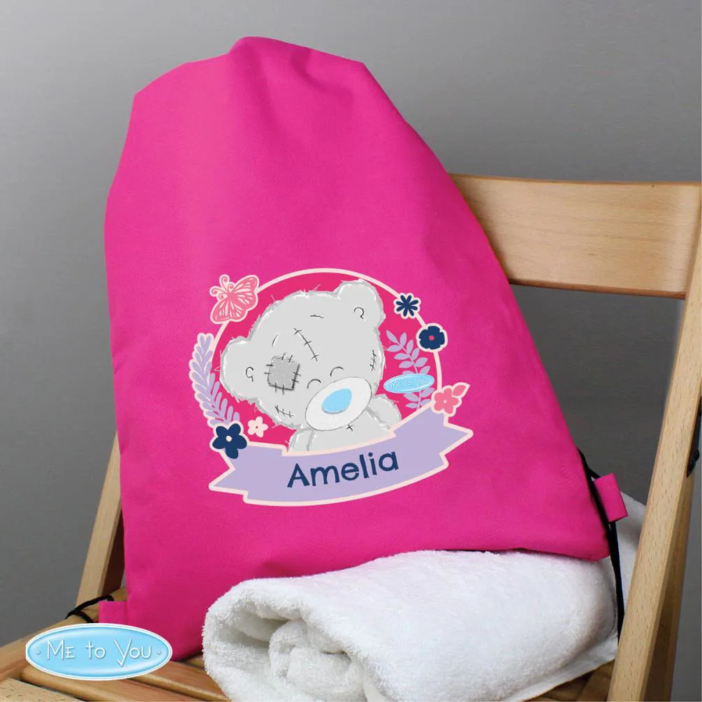 Personalised Me to You Bear Pink Swim & Kit Bag Extra Image 2