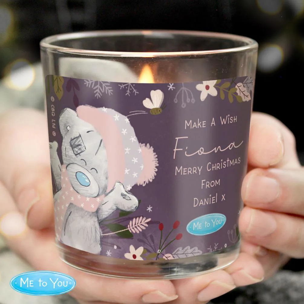 Personalised Me to You Cosy Winter Scented Jar Candle Extra Image 3