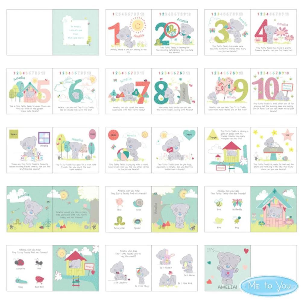 Personalised Tiny Tatty Teddy Learning Adventure Book Extra Image 1
