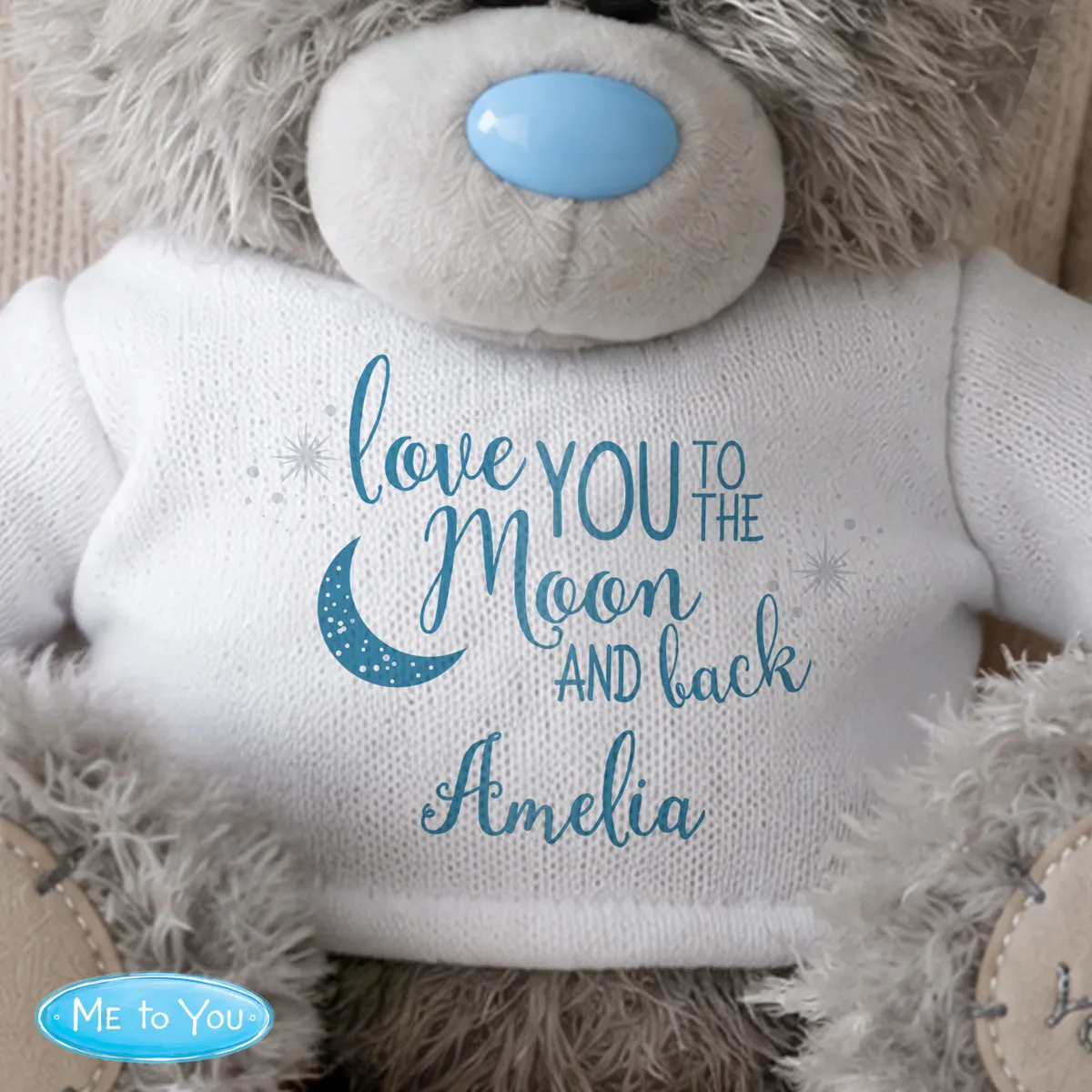 Personalised 10" Moon & Back T-Shirt Me to You Bear Extra Image 3