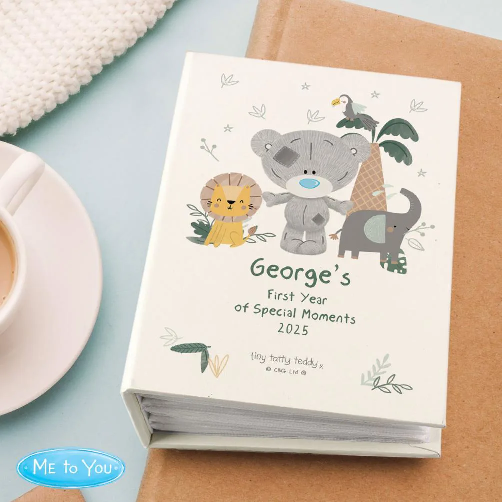 Personalised Tiny Tatty Teddy Jungle Animals 6 x 4" Photo Album Extra Image 2