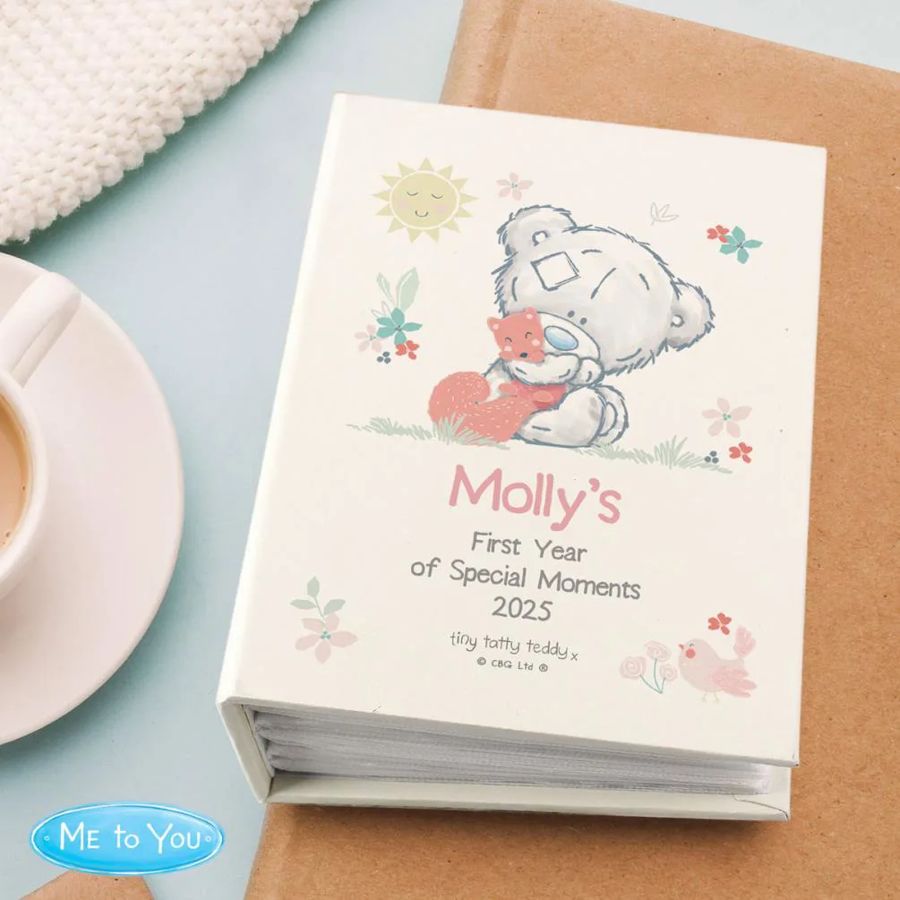 Personalised Tiny Tatty Teddy Woodland Animal 6 x 4" Photo Album Extra Image 1
