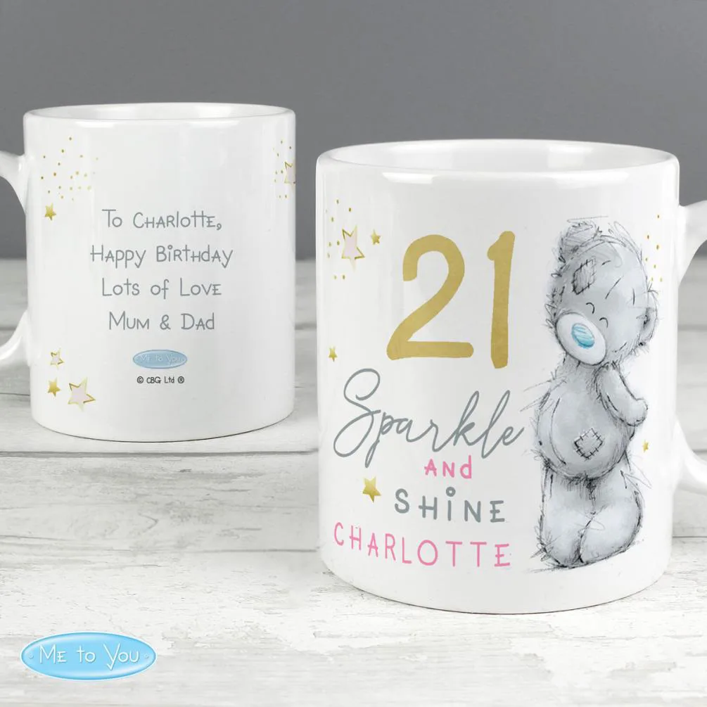 Personalised Me To You Sparkle & Shine Birthday Mug Extra Image 2