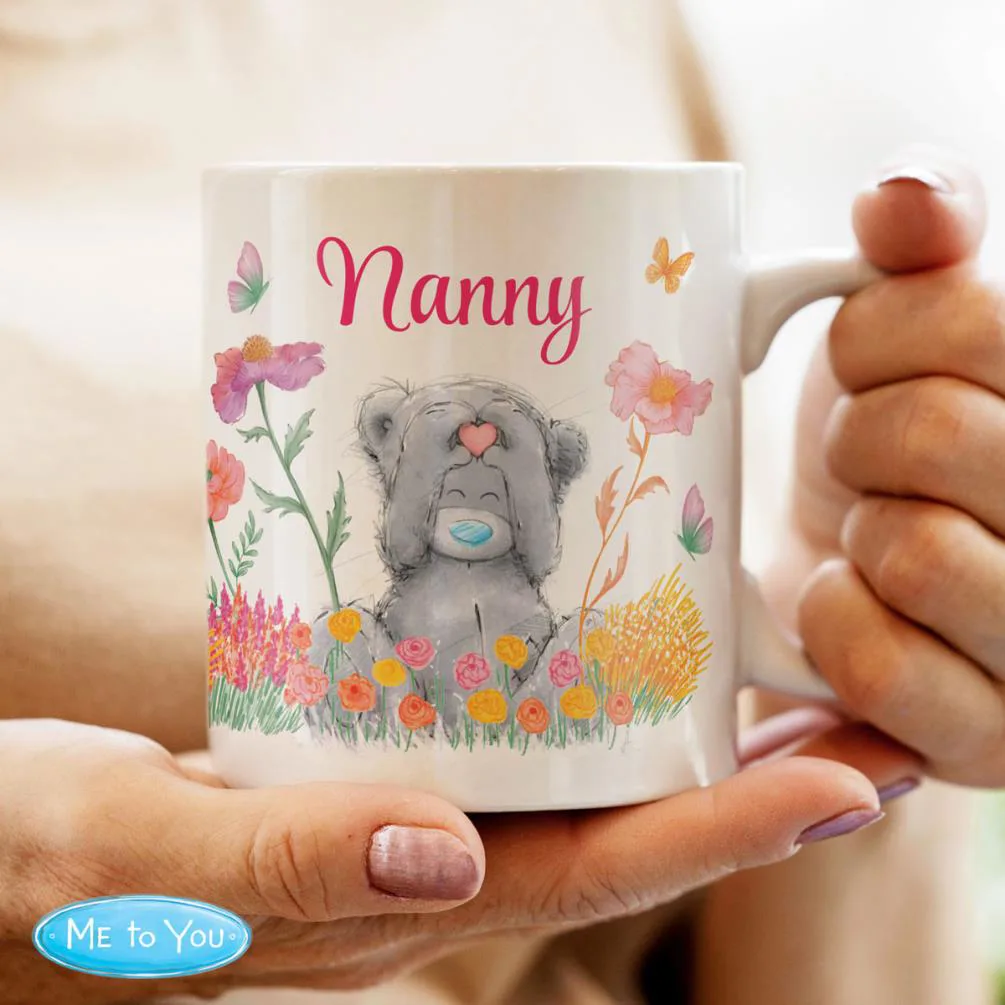 Personalised Me to You Bear Flowery Mug Extra Image 3