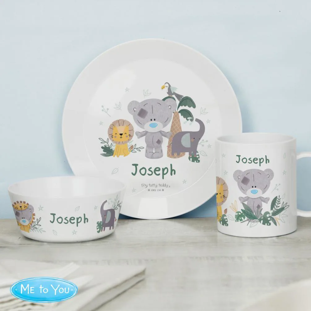 Personalised Tiny Tatty Teddy Jungle Animals Plastic Mug Extra Image 3