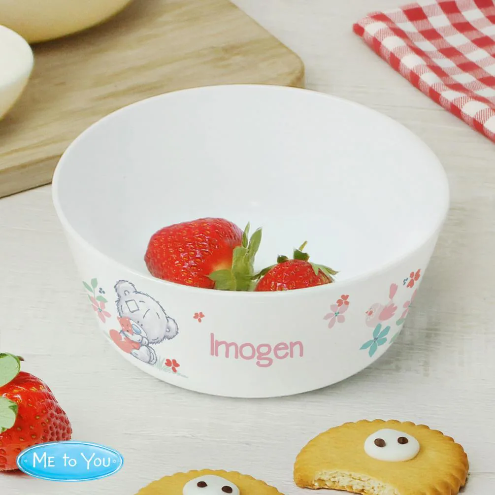 Personalised Tiny Tatty Teddy Woodland Animal Plastic Bowl Extra Image 2