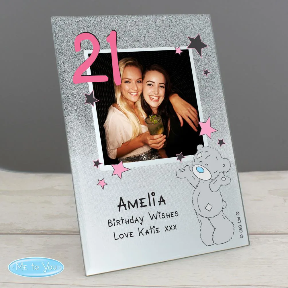 Personalised Me to You Bear Glitter Glass Photo Frame Extra Image 1