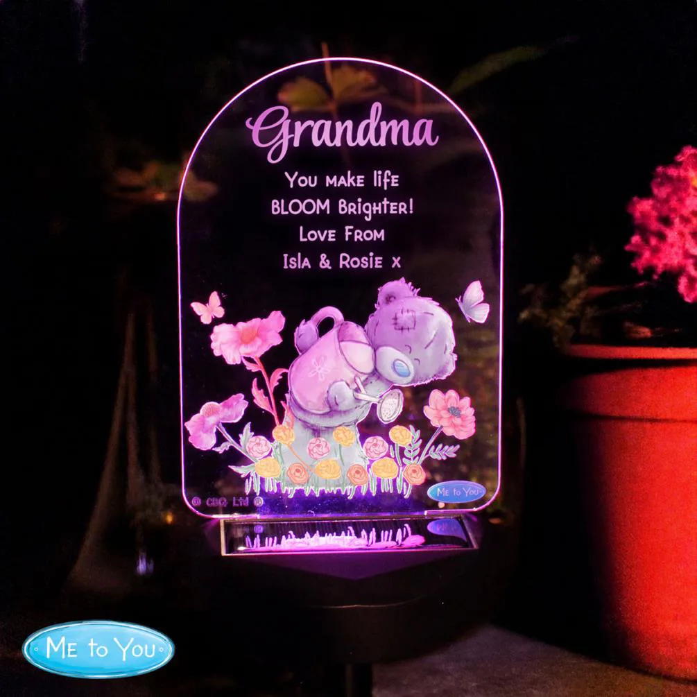 Personalised Me to You Bear Garden LED Solar Light Extra Image 3