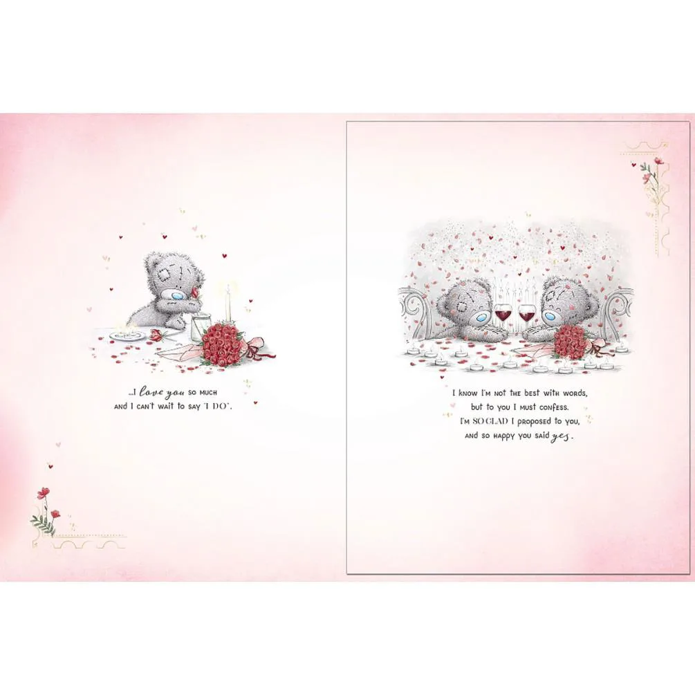 Beautiful Fiancee Me to You Bear Valentine's Day Boxed Card Extra Image 1