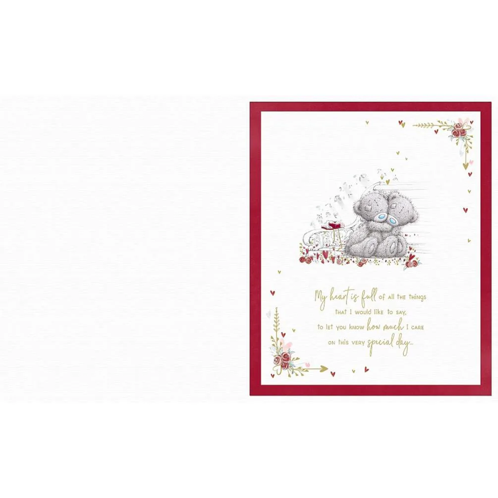 Gorgeous Wife Handmade Me to You Bear Valentine's Day Card Extra Image 1